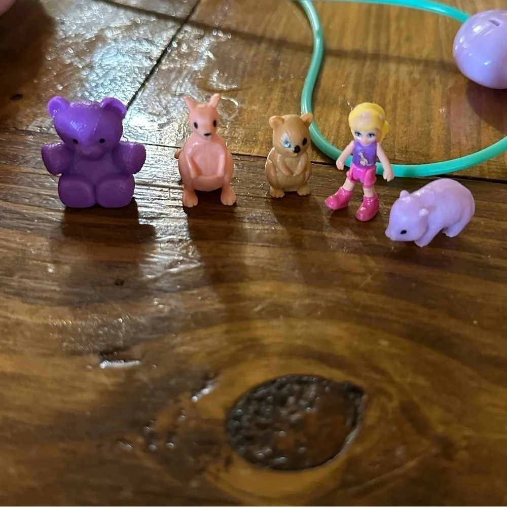 polly pocket 2 In 1 Koala Purse Travel Toy 1 Doll 1 Car And Animals